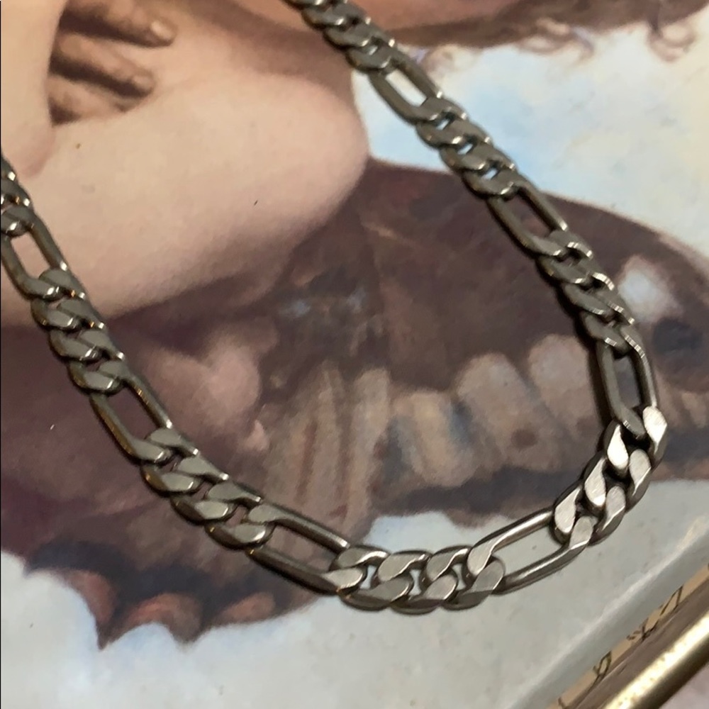 Sterling Silver 925 Solid Thick Figuro Chain ! - image 7
